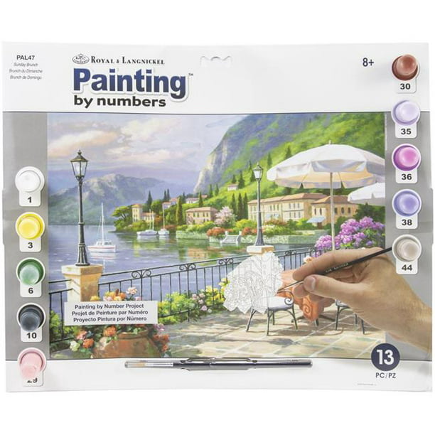 Royal Brush Paint By Number Kit Whispering Winds 15.375" X 11.25" NEW